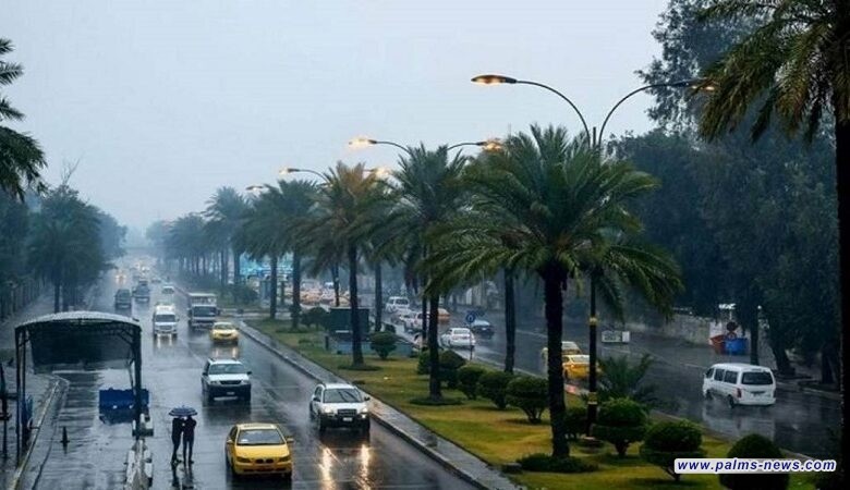 طقس العراق.. أمطار رعدية بدءاً من الغد